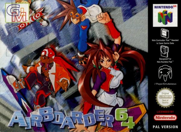 Air Boarder 64 - Nintendo 64/N64 - PAL/EUR (BRUKT VARE) Endast Kassett