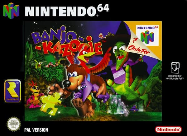 Banjo-Kazooie - Nintendo 64/N64 - PAL/EUR (KÄYTETTY TAVARA) Komplett