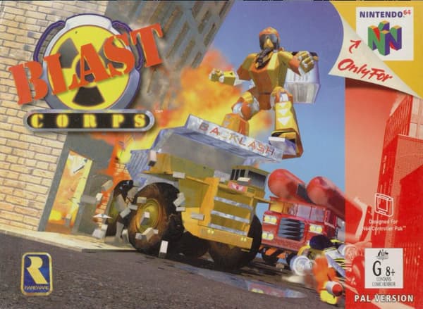 Blast Corps - N64 - Nintendo 64/N64 - PAL/EUR (Begagnad)