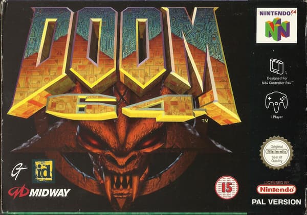 Doom 64 - Nintendo 64/N64 - PAL/EUR (KÄYTETTY TAVARA) Endast Kassett