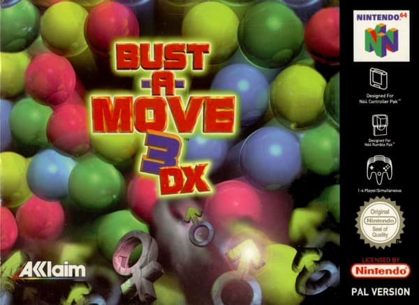 Bust-A-Move 3 DX - Nintendo 64/N64 - PAL/EUR (BRUGT VARE) Endast Kassett