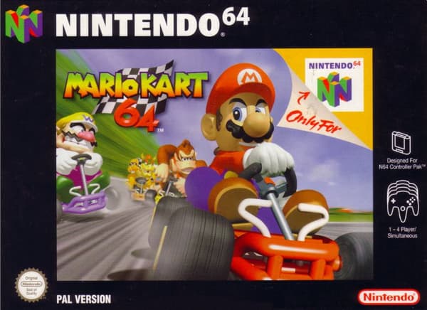 Mario Kart 64 - Nintendo 64/N64 - PAL/EUR (KÄYTETTY TAVARA) Komplett