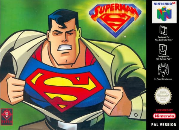 Superman - Nintendo 64/N64 - PAL/EUR (BRUKT VARE) Endast Kassett