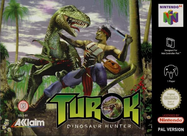 Turok: Dinosaur Hunter - Nintendo 64/N64 - PAL/EUR (Begagnad) Komplett