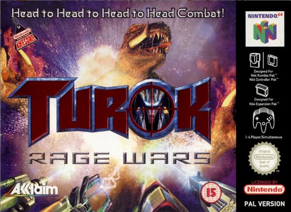 Turok: Rage Wars - Nintendo 64/N64 - PAL/EUR (KÄYTETTY TAVARA) Komplett