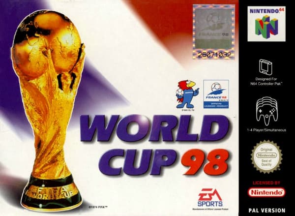 World Cup 98 - Nintendo 64/N64 - PAL/EUR (BRUGT VARE) Komplett