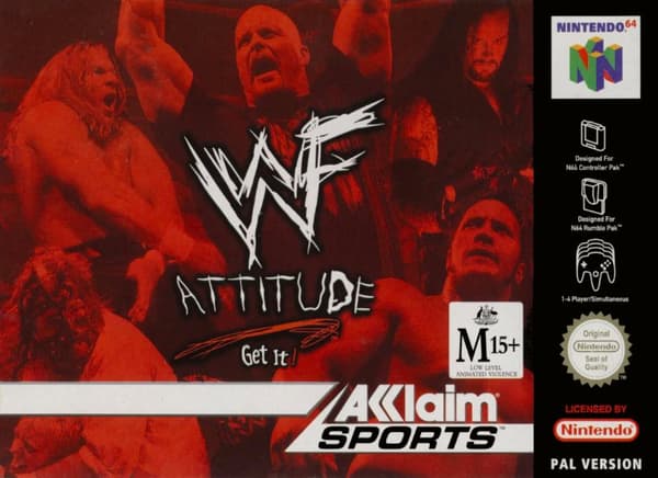 WWF Attitude - Nintendo 64/N64 - PAL/EUR (BRUGT VARE) Endast Kassett