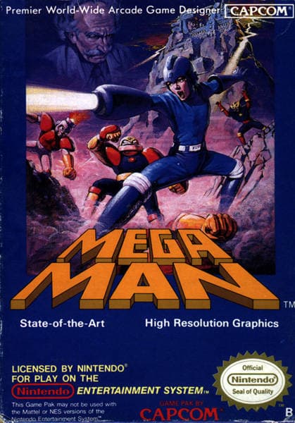 Mega Man - NES - Nintendo 8-bit/NES - PAL B/SCN (Begagnad) Komplett