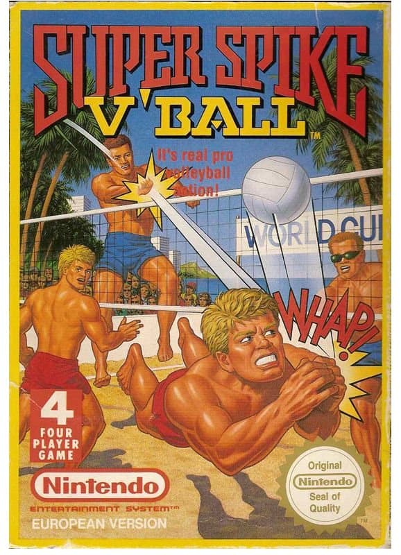 Super Spike V´Ball - Nintendo 8-bit/NES - PAL B/SCN (BRUKT VARE)