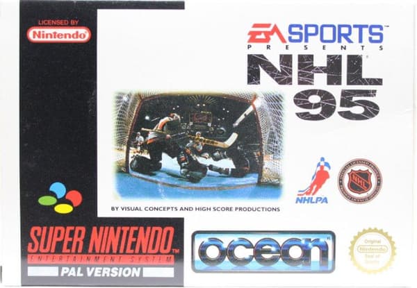 NHL 95 - Supernintendo/SNES - PAL/SCN/EUR (BRUGT VARE) Komplett