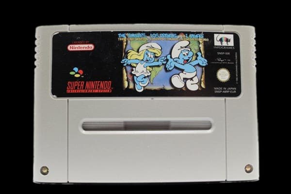 The Smurfs 2 Travel The World - Supernintendo/SNES - PAL/SCN/EUR (KÄYTETTY TAVARA) Endast Kassett