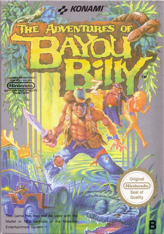The Adventures of Bayou Billy - Nintendo 8-bit/NES - PAL B/SCN (BRUKT VARE) Komplett