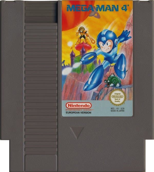 Mega Man 4 - Nintendo 8-bit/NES - PAL B/SCN (KÄYTETTY TAVARA) Endast Kassett