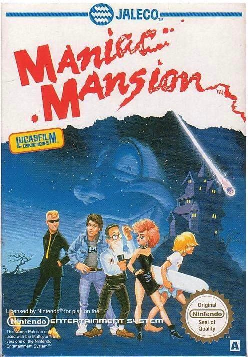 Maniac Mansion - Nintendo 8-bit/NES - PAL B/SCN (KÄYTETTY TAVARA)