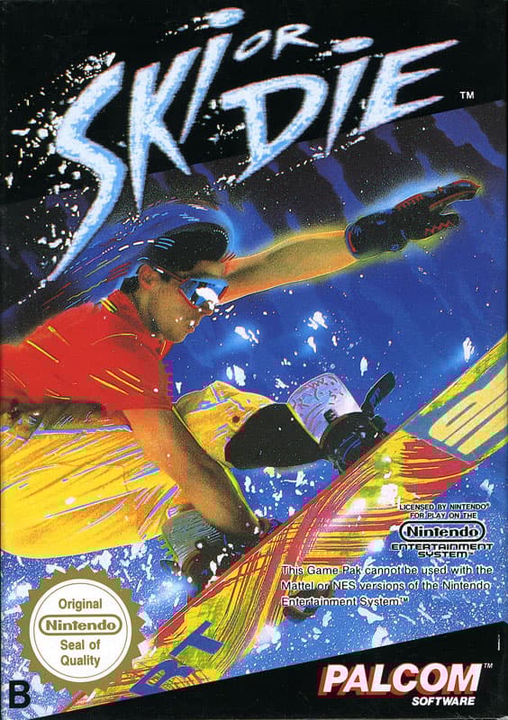 Ski or Die - Nintendo 8-bit/NES - PAL B/SCN (BRUKT VARE)