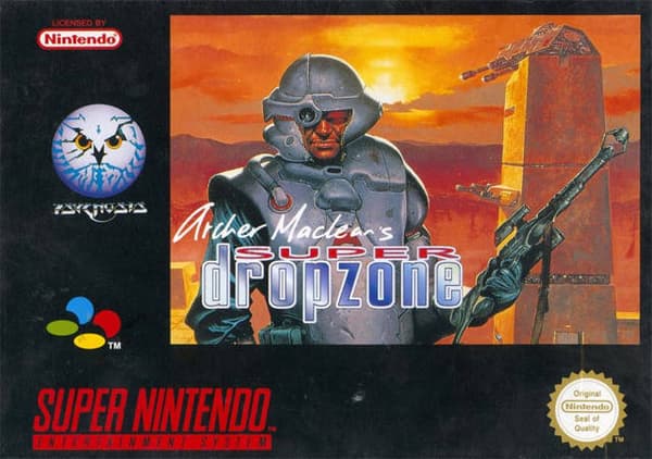 Archer Maclean´s Super Dropzone - Supernintendo/SNES - PAL/SCN/EUR (KÄYTETTY TAVARA) Komplett