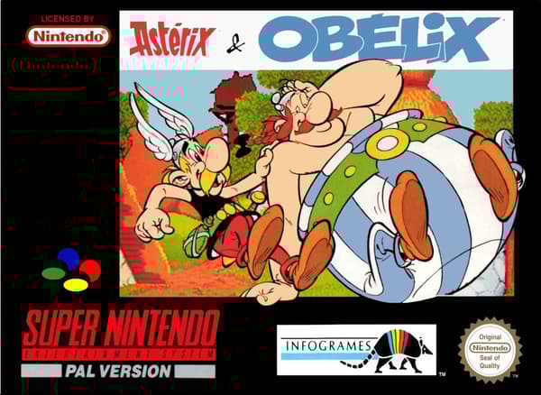 Asterix & Obelix - Supernintendo/SNES - PAL/SCN/EUR (BRUKT VARE) Endast Kassett