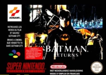 Batman Returns - Supernintendo/SNES - PAL/SCN/EUR (KÄYTETTY TAVARA) Endast Kassett