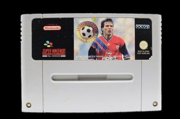 Lothar Matthaus Super Soccer - Supernintendo/SNES - PAL/SCN/EUR (KÄYTETTY TAVARA) Endast Kassett