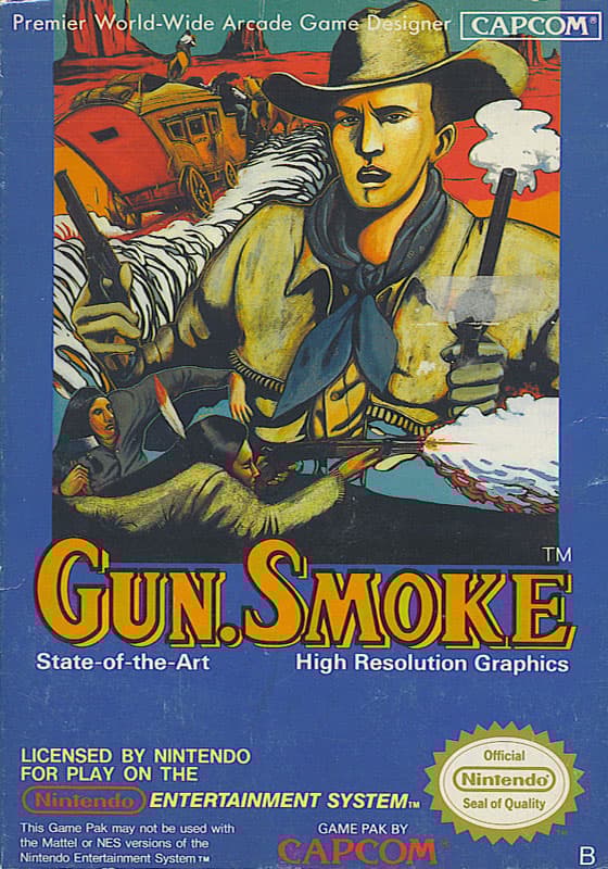 Gunsmoke - Nintendo 8-bit/NES - PAL B/SCN (Begagnad) Komplett