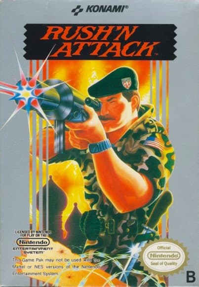 Rush´n Attack - Nintendo 8-bit/NES - PAL B/SCN (BRUGT VARE)