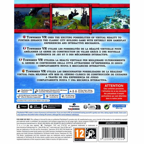 Townsmen VR Playstation 5 PS5