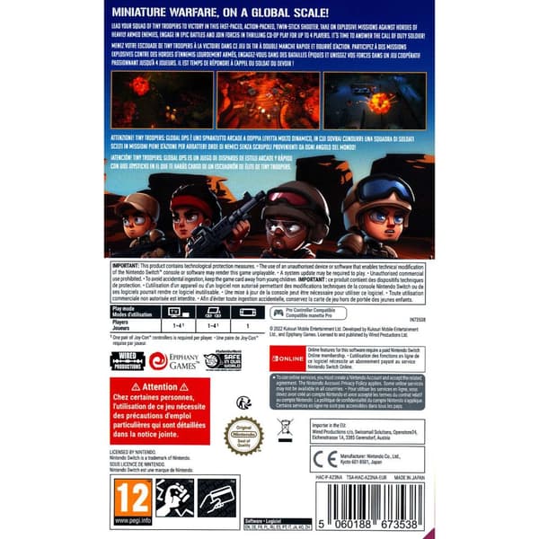 Tiny Troopers Global Ops Nintendo Switch