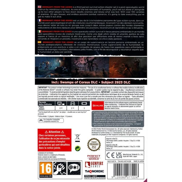 Remnant From the Ashes Nintendo Switch