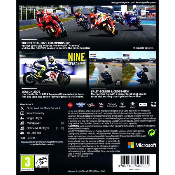 MotoGP 22 Day One Edition Xbox Series X Xbox One