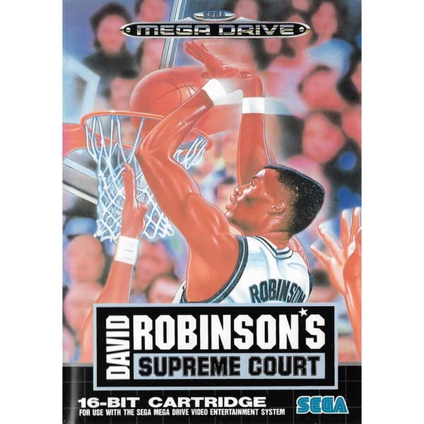 David Robinsons Supreme Court Sega Mega Drive (Begagnad)