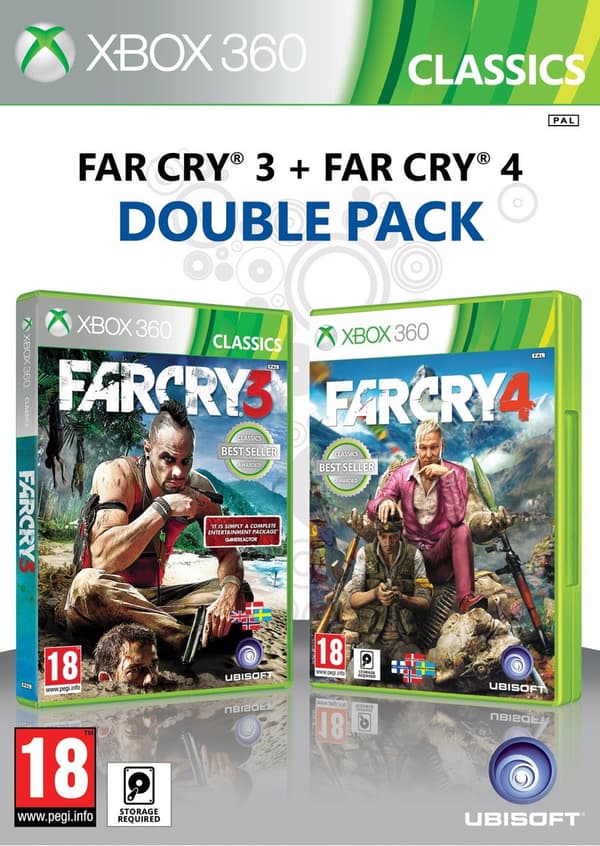 Far Cry 3 + Far Cry 4 (Double Pack) (Xbox 360)