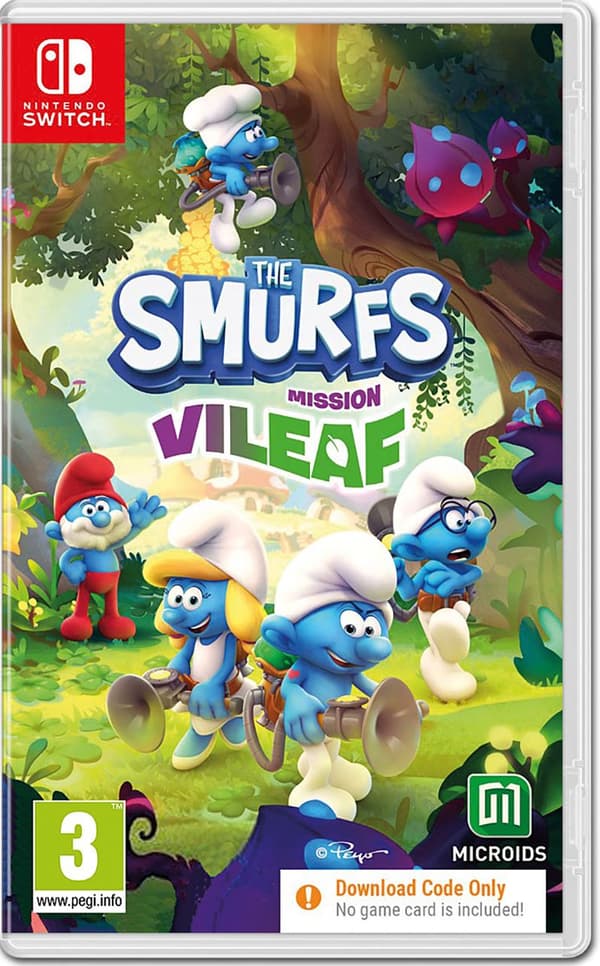 The Smurfs: Mission Vileaf Smurftastic Edition (Code in a Box) (Nintendo Switch)