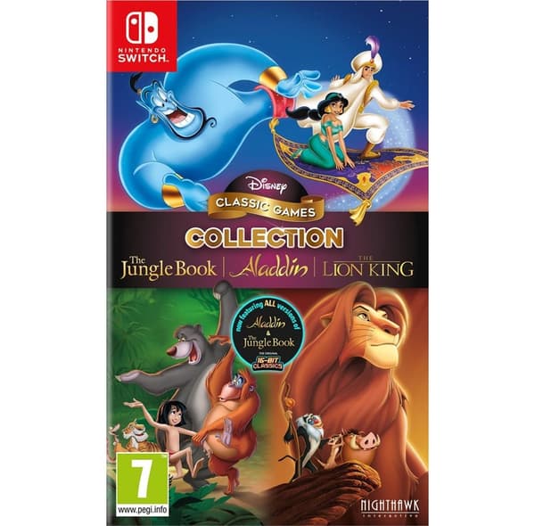 Disney Classic Games Collection: The Jungle Book, Aladdin, The Lion King - Nintendo Switch