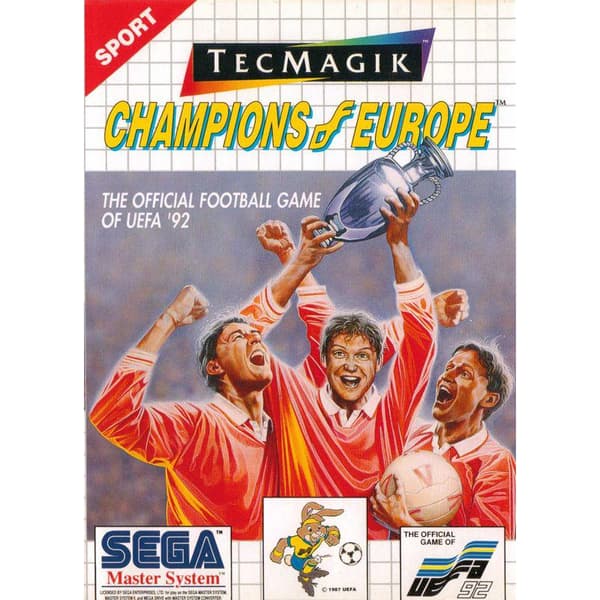 Champions of Europe Sega Master System (Brugt)