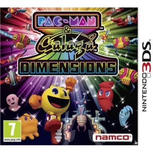 Pac-man & Galaga Dimensions - Nintendo 3DS (brugt)