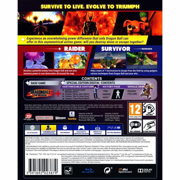 Dragonball The Breakers Special Edition Playstation 4 PS4