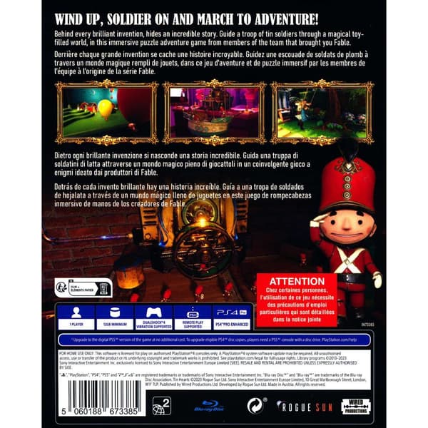 Tin Hearts Playstation 4 PS4