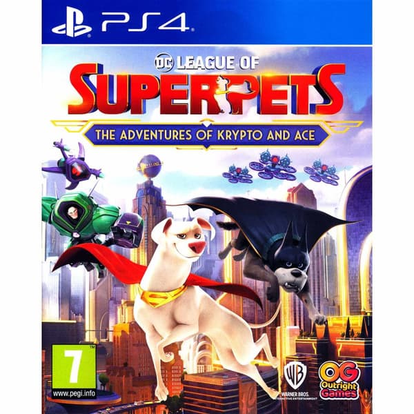 DC League of Super Pets The Adventures of Krypto and Ace Playstation 4 PS4