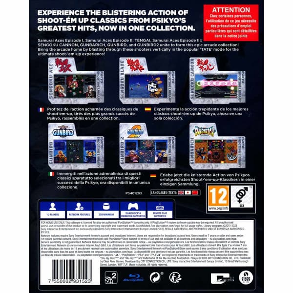 Psikyo Shooting Library Vol 2 Playstation 4 PS4