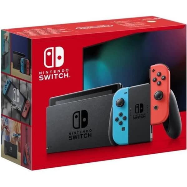 Nintendo Switch + Mario + Les Lapins Crétins Kingdom Battle (brugt, god stand)