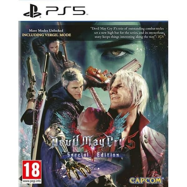 Devil May Cry 5 Special Edition på PS5, ett action-/äventyrsspel för PS5.
