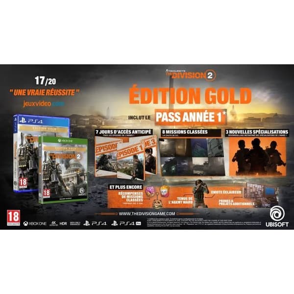 The Division 2 Gold Edition Xbox One-spel