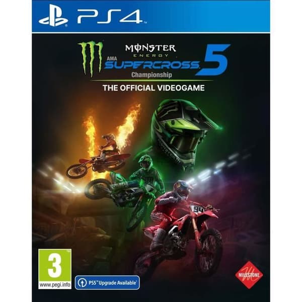 Monster Energy Supercross - Det officiella tv-spelet 5 PS4-spel