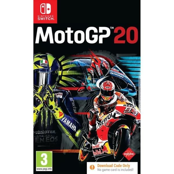 Moto GP 2020 Nintendo Switch-spel (nedladdningskod i kartong)