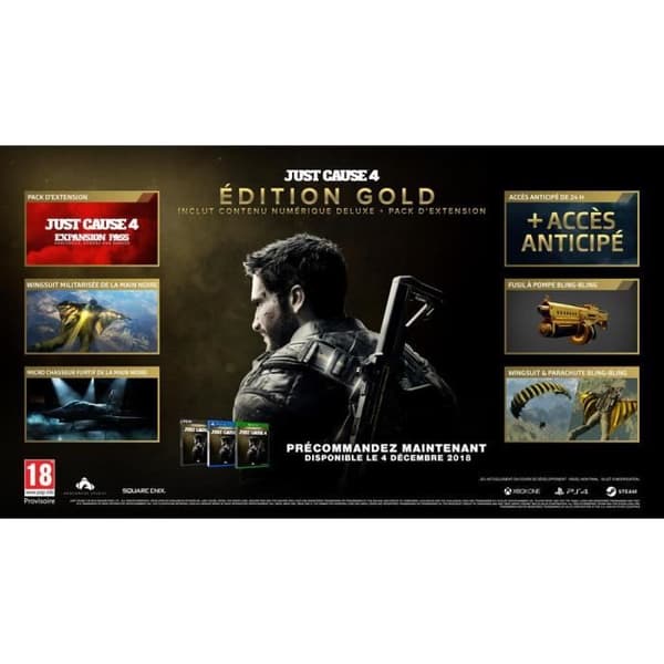JUST CAUSE 4 Gold Edition PS4-spel
