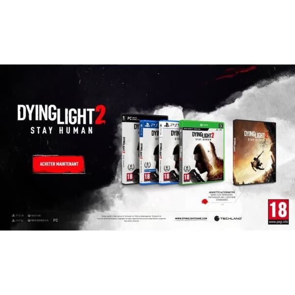 Dying Light 2: Stay Human PS4-spel (PS5-uppgradering tillgänglig)