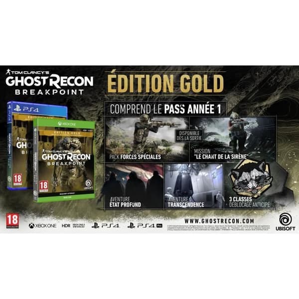 Ghost Recon BREAKPOINT Gold Edition Xbox One-spel