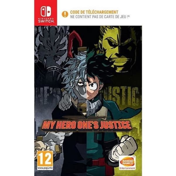 My Hero One's Justice Nintendo Switch Game - Kod i en låda My Hero One's Justice Nintendo Switch Game - Kod i en låda