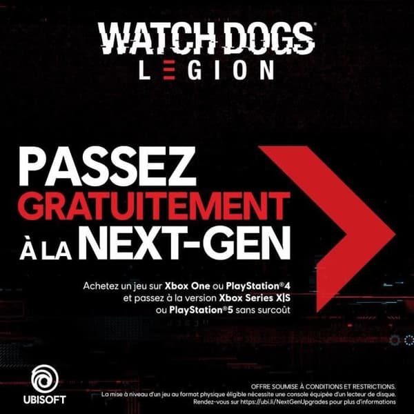 Watch Dogs Legion PS4-spel (gratis uppgradering till PS5)