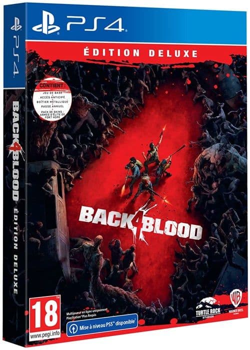 PlayStation 4 videospel Warner Games Back 4 Blood Deluxe Edition
